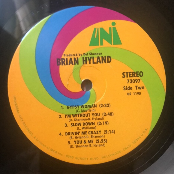 Brian Hyland Vinyl Lp '70 - Picture 5 of 7